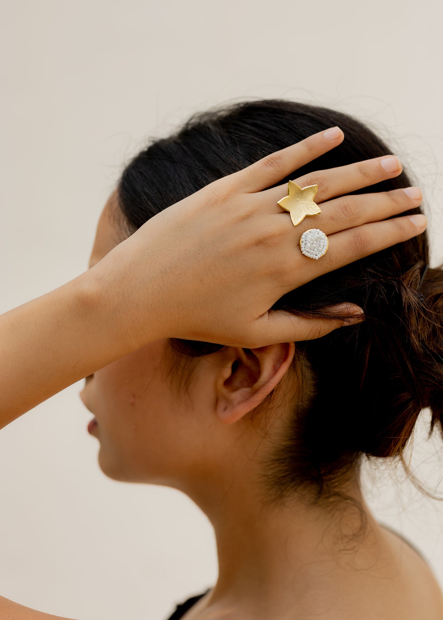 Flower and Bud ring